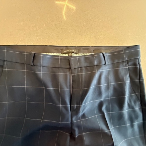 Banana Republic Women's Royal Blue Chevron Avery Straight Cropped 14x25 EUC - Picture 5 of 10